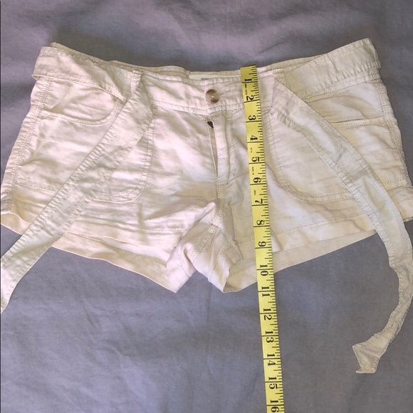 AEROPOSTALE SAND COLORED SHORT SHORTS - Picture 6 of 6